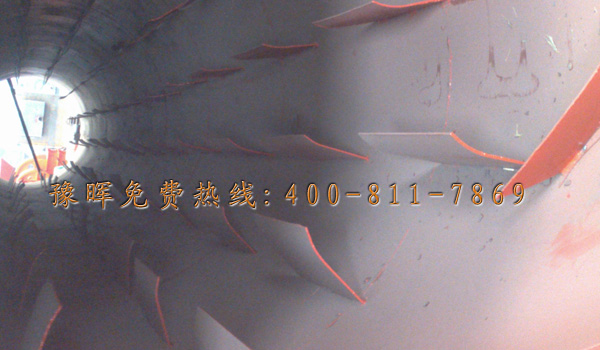煤泥烘干机抄板内部图